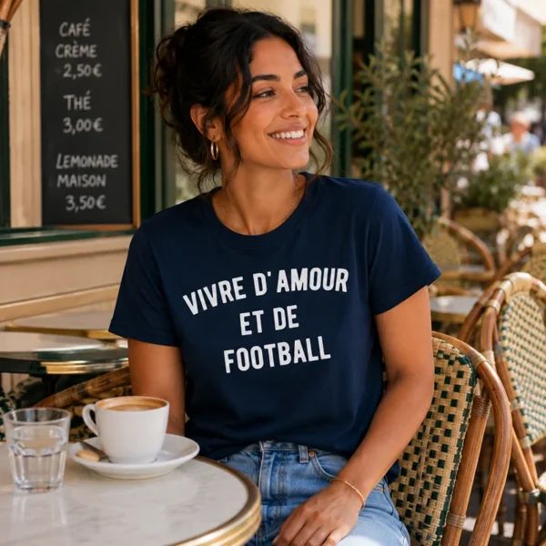 Amour et footbals femme