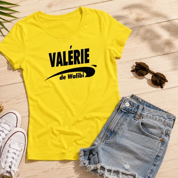 Tee shirt brice de Nice personnalisé femme flat