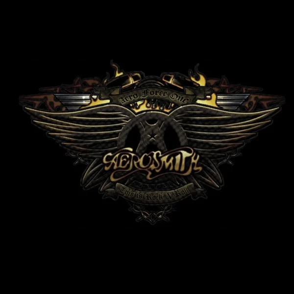 Motif tee shirt aerosmith