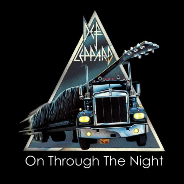 Motif tee shirt deff leppard