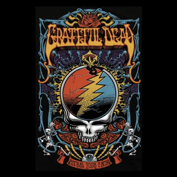 Motif tee shirt grateful dead
