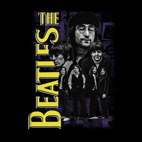 Motif tee shirt the beatles illustration