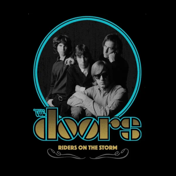 Motif tee shirt the doors riders on the storm