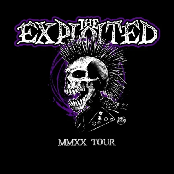 Motif tee shirt the exploited mmxx tour