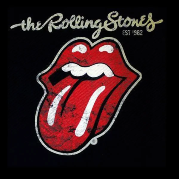 Motif tee shirt the rolling stones