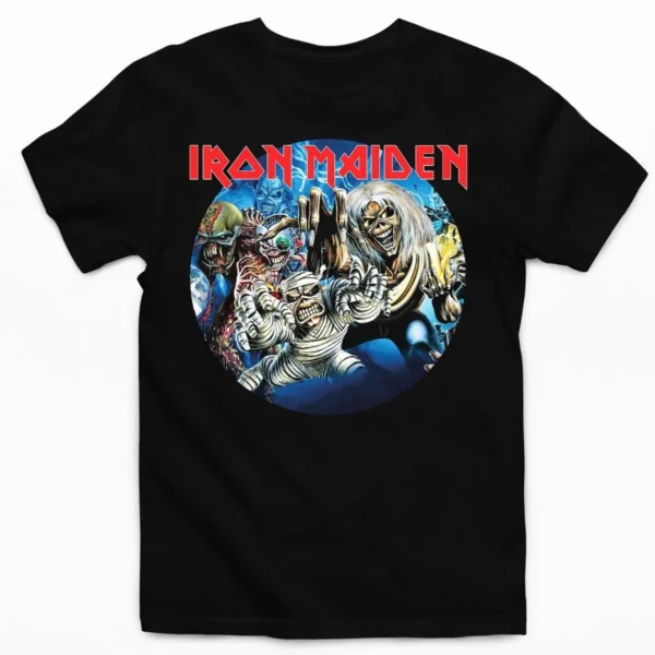 Tee shirt iron maiden momie