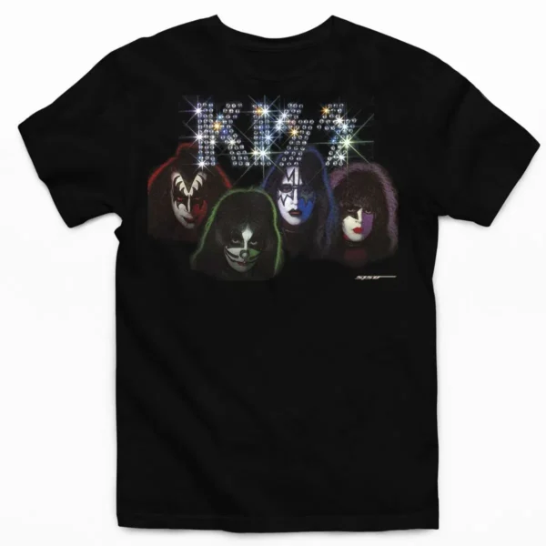 Tee shirt kiss diamond
