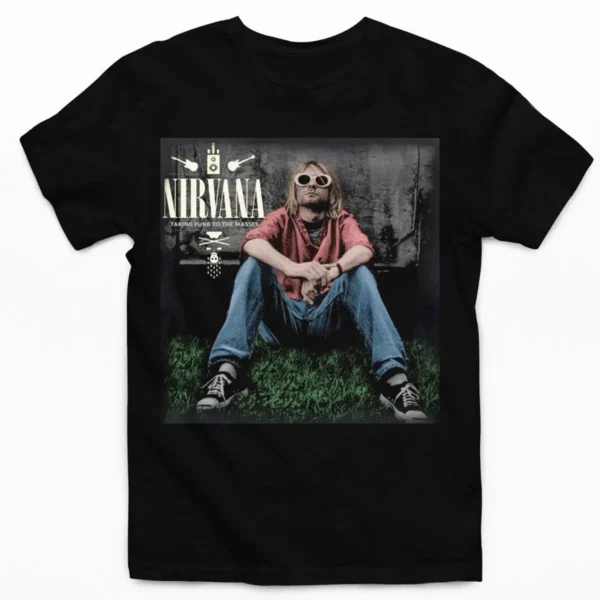 Tee shirt nirvana punk to the masse