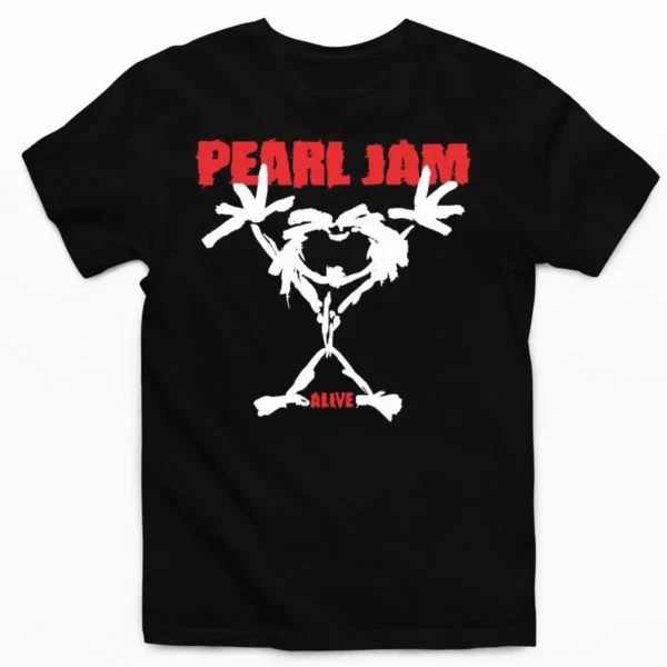 Tee shirt pearl jam alive