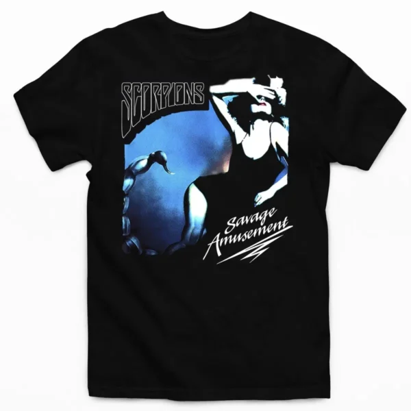 Tee shirt scorpions savage