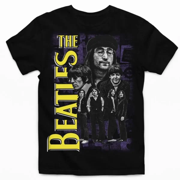 Tee shirt the beatles illustration