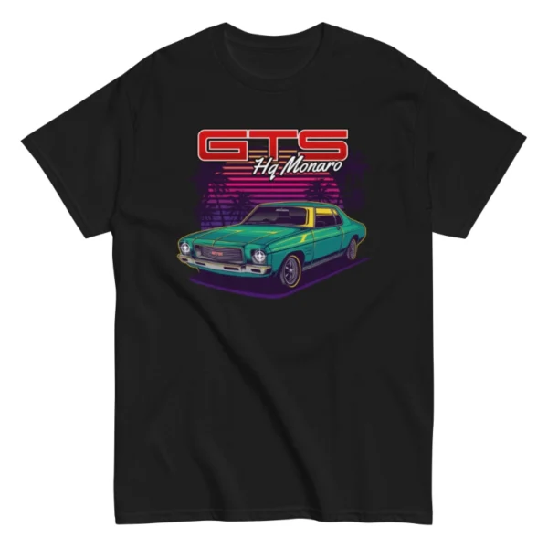 Tee shirt noir gts monaro (3)