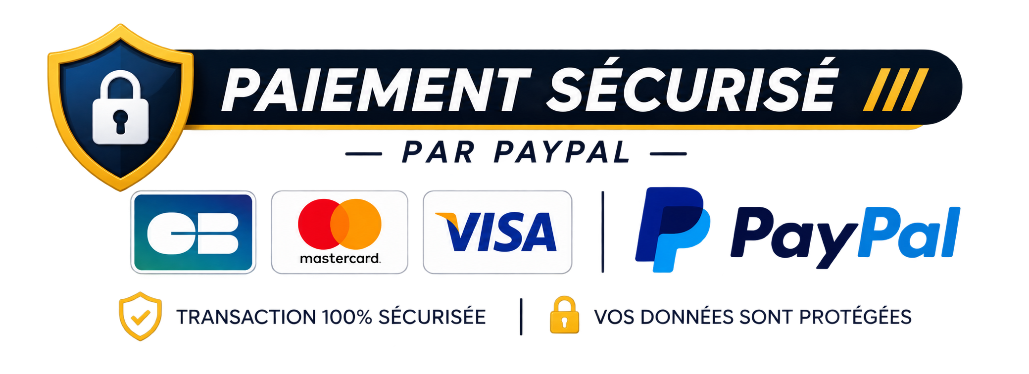 Logo paiment securisé