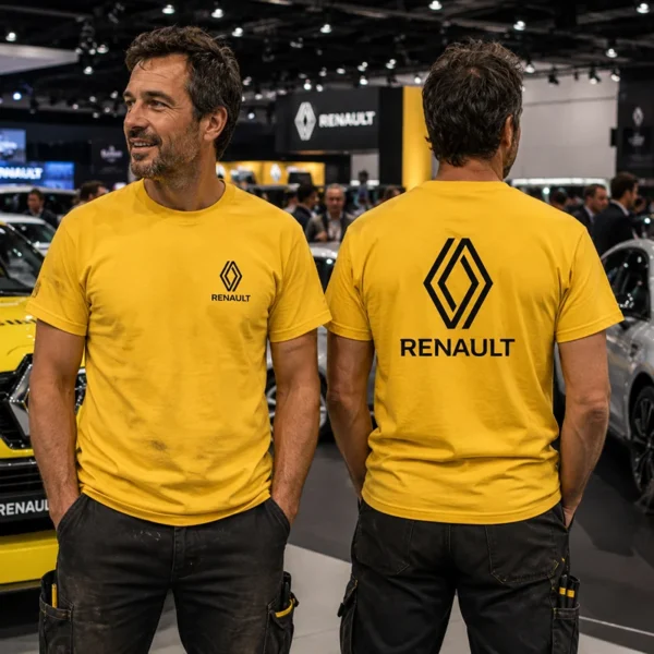 Tee shirt automobile logo renault