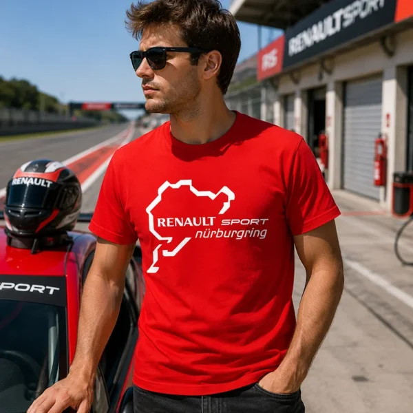 Tee shirt automobile renault sport nurburgring
