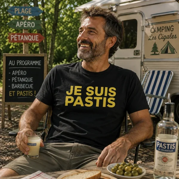 Tee shirt humour apero pastis