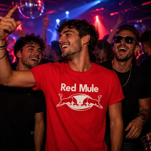 Tee shirt humour apero red mule