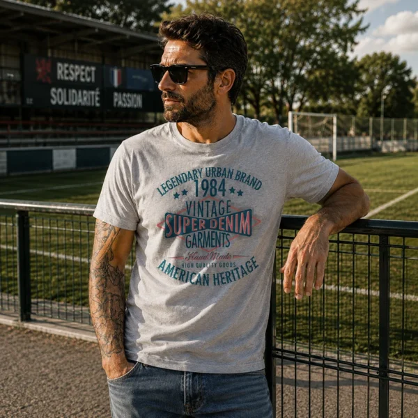 Tee shirt lifestyle super denim