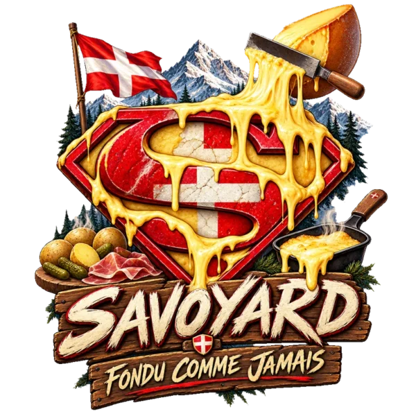 Motif tee shirt humour savoyard