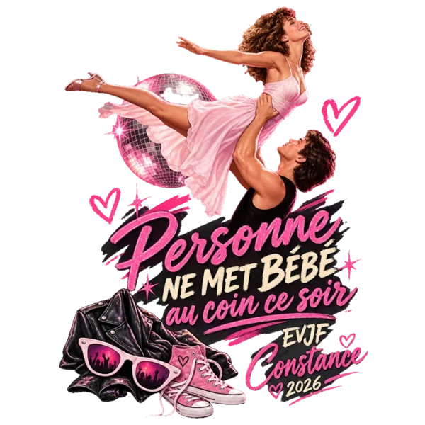 Tee shirt mariage evjf dirty dancing