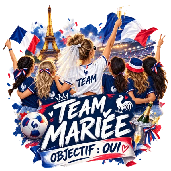 Tee shirt mariage evjf foot