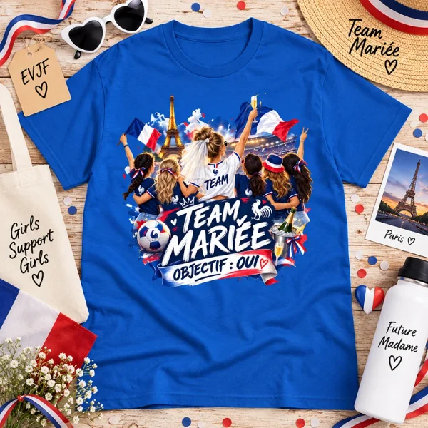 Tee shirt evjf team foot
