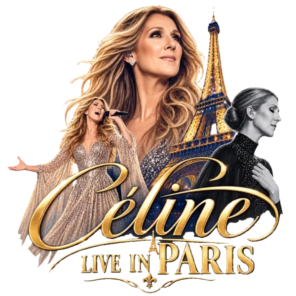 Tee shirt fan celine dion paris 2026