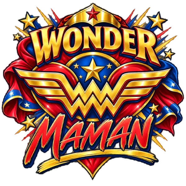 Tee shirt personnalis fete des meres wonder maman