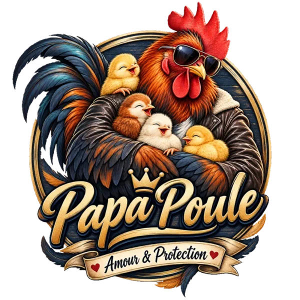 Tee shirt personnalis fete des peres papa poule